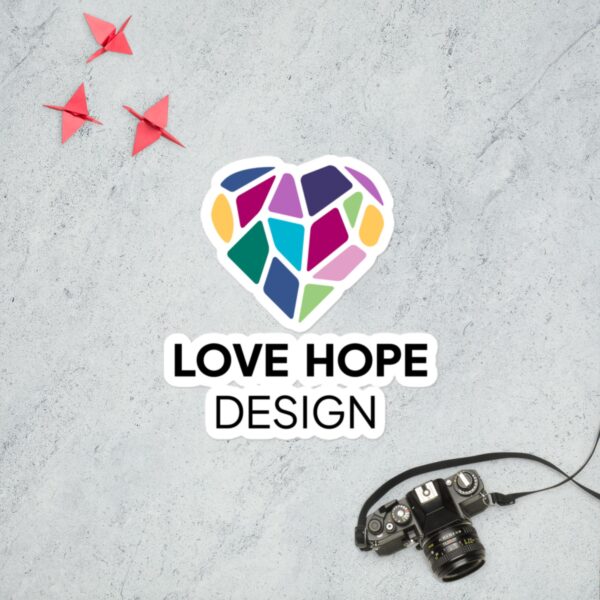 Love Hope Design Stickers - Image 2