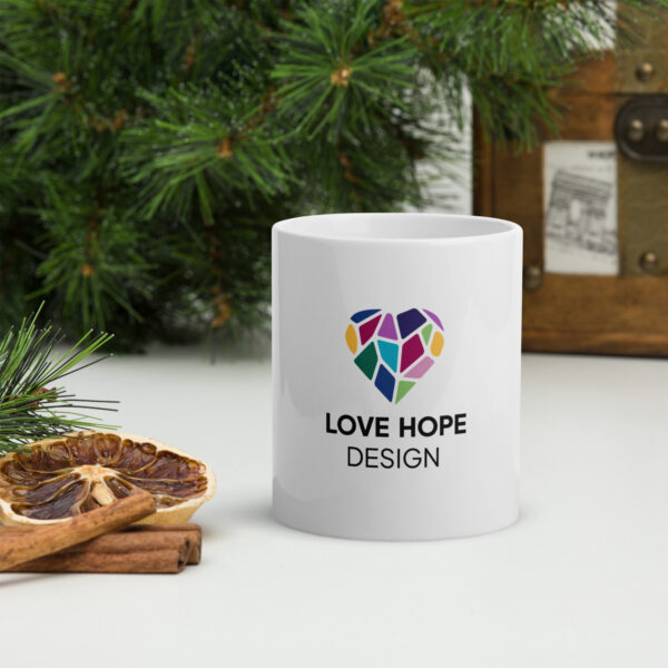 Love Hope Design Coffee Mug - Image 3